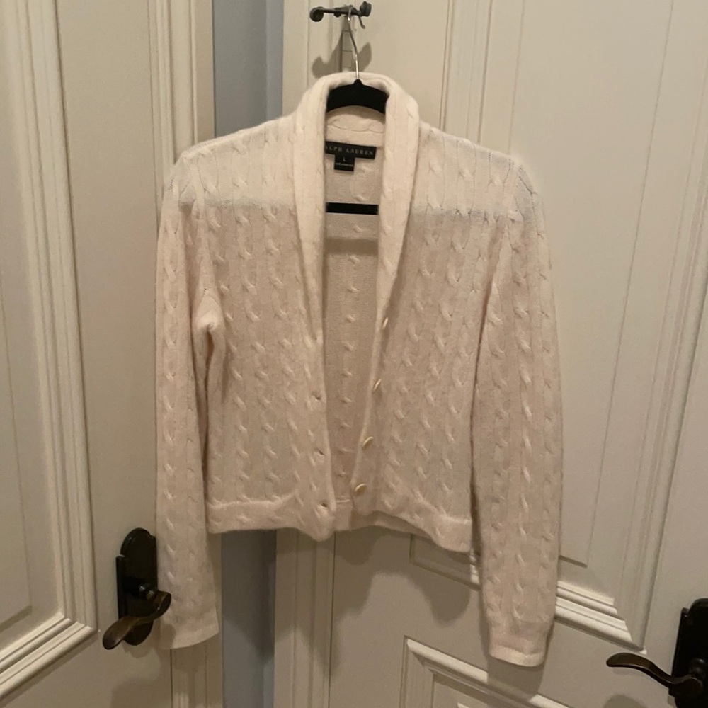 Ralph Lauren cashmere cable sweater